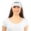 imageDALIX Daddy Hat Classic Embroidered Cotton CapWhite