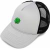 imageDALIX Embroidered Clover Trucker Cap Hat MenGray Black
