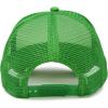 imageDALIX Embroidered Clover Trucker Cap Hat MenKelly White