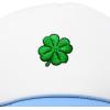 imageDALIX Embroidered Clover Trucker Cap Hat MenLight Blue White