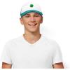 imageDALIX Embroidered Clover Trucker Cap Hat MenTeal White