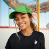 imageTrucker Hat Mesh Cap Solid Colors Lightweight with Adjustable Strap Small BraidKelly