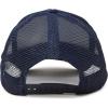 imageTrucker Hat Mesh Cap Solid Colors Lightweight with Adjustable Strap Small BraidNavy Blue