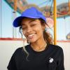 imageTrucker Hat Mesh Cap Solid Colors Lightweight with Adjustable Strap Small BraidRoyal Blue