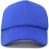 imageTrucker Hat Mesh Cap Solid Colors Lightweight with Adjustable Strap Small BraidRoyal Blue