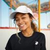 imageTrucker Hat Mesh Cap Solid Colors Lightweight with Adjustable Strap Small BraidSnow White