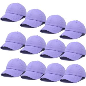 imageDALIX Baseball Cap Mens Trucker Hat Dad Hats Caps for Women 12 PackLavender