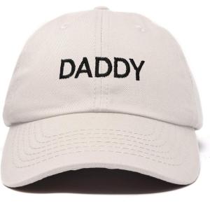 imageDALIX Daddy Hat Classic Embroidered Cotton CapBeige
