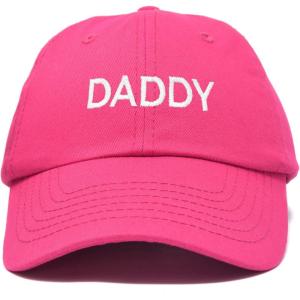 imageDALIX Daddy Hat Classic Embroidered Cotton CapHot Pink