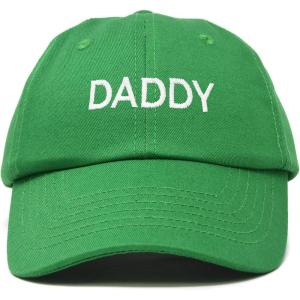 imageDALIX Daddy Hat Classic Embroidered Cotton CapKelly Green
