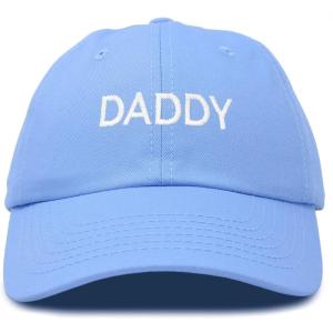 imageDALIX Daddy Hat Classic Embroidered Cotton CapLight Blue