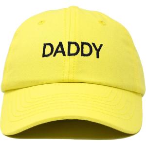 imageDALIX Daddy Hat Classic Embroidered Cotton CapMinion Yellow