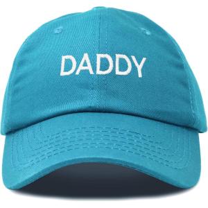 imageDALIX Daddy Hat Classic Embroidered Cotton CapTeal