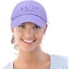 imageDALIX Alpha Kappa Delta Phi Sorority Hat Womens Greek Letters Embroidered Baseball CapLavender