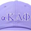 imageDALIX Alpha Kappa Delta Phi Sorority Hat Womens Greek Letters Embroidered Baseball CapLavender
