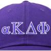 imageDALIX Alpha Kappa Delta Phi Sorority Hat Womens Greek Letters Embroidered Baseball CapPurple