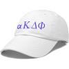 imageDALIX Alpha Kappa Delta Phi Sorority Hat Womens Greek Letters Embroidered Baseball CapWhite