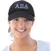 imageDALIX Alpha Xi Delta Sorority Hat Womens Greek Letters Embroidered Baseball CapBlack