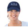 imageDALIX Alpha Xi Delta Sorority Hat Womens Greek Letters Embroidered Baseball CapNavy Blue