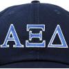 imageDALIX Alpha Xi Delta Sorority Hat Womens Greek Letters Embroidered Baseball CapNavy Blue