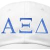 imageDALIX Alpha Xi Delta Sorority Hat Womens Greek Letters Embroidered Baseball CapWhite
