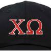 imageDALIX Chi Omega Sorority Hat Womens Greek Letters Embroidered Baseball CapBlack
