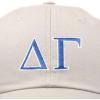 imageDALIX Delta Gamma Sorority Hat Womens Greek Letters Embroidered Baseball CapBeige