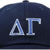 imageDALIX Delta Gamma Sorority Hat Womens Greek Letters Embroidered Baseball CapNavy Blue