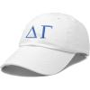 imageDALIX Delta Gamma Sorority Hat Womens Greek Letters Embroidered Baseball CapWhite