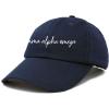imageDALIX Gamma Alpha Omega Cursive Sorority Hat Womens Embroidered CapNavy Blue