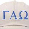 imageDALIX Gamma Alpha Omega Sorority Hat Womens Greek Letters Embroidered Baseball CapBeige
