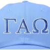 imageDALIX Gamma Alpha Omega Sorority Hat Womens Greek Letters Embroidered Baseball CapLight Blue