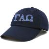 imageDALIX Gamma Alpha Omega Sorority Hat Womens Greek Letters Embroidered Baseball CapNavy Blue