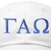 imageDALIX Gamma Alpha Omega Sorority Hat Womens Greek Letters Embroidered Baseball CapWhite
