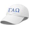 imageDALIX Gamma Alpha Omega Sorority Hat Womens Greek Letters Embroidered Baseball CapWhite