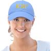 imageDALIX Kappa Beta Gamma Sorority Hat Womens Greek Letters Embroidered Baseball CapLight Blue