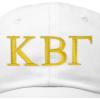 imageDALIX Kappa Beta Gamma Sorority Hat Womens Greek Letters Embroidered Baseball CapWhite