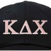 imageDALIX Kappa Delta Chi Sorority Hat Womens Greek Letters Embroidered Baseball CapBlack