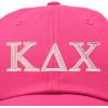 imageDALIX Kappa Delta Chi Sorority Hat Womens Greek Letters Embroidered Baseball CapHot Pink
