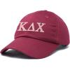 imageDALIX Kappa Delta Chi Sorority Hat Womens Greek Letters Embroidered Baseball CapMaroon