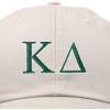imageDALIX Kappa Delta Sorority Hat Womens Greek Letters Embroidered Baseball CapBeige