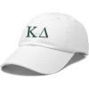 imageDALIX Kappa Delta Sorority Hat Womens Greek Letters Embroidered Baseball CapWhite