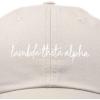 imageDALIX Lambda Theta Alpha Sorority Hat Womens Cursive Embroidered CapBeige