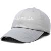 imageDALIX Lambda Theta Alpha Sorority Hat Womens Cursive Embroidered CapGray
