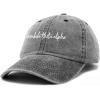 imageDALIX Lambda Theta Alpha Sorority Hat Womens Cursive Embroidered CapWashed Black