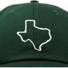 imageDALIX Texas State Embroidered Dad Hat Cotton Baseball Cap WomenDark Green