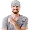 imageDALIX Texas State Embroidered Dad Hat Cotton Baseball Cap WomenGray