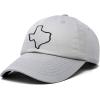 imageDALIX Texas State Embroidered Dad Hat Cotton Baseball Cap WomenGray