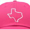 imageDALIX Texas State Embroidered Dad Hat Cotton Baseball Cap WomenHot Pink