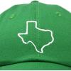 imageDALIX Texas State Embroidered Dad Hat Cotton Baseball Cap WomenKelly Green